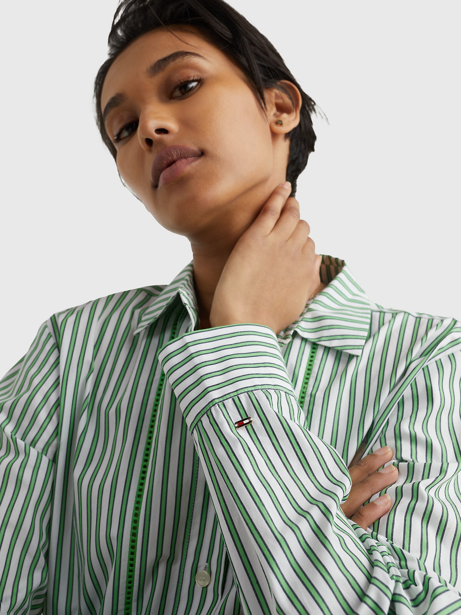 Relaxed Fit Stripe Shirt | Tommy Hilfiger USA