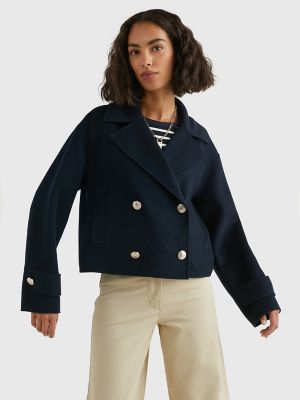 tommy hilfiger pea coat womens