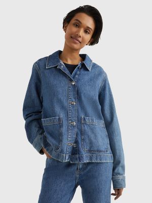 Tommy hilfiger sale denim jacket womens