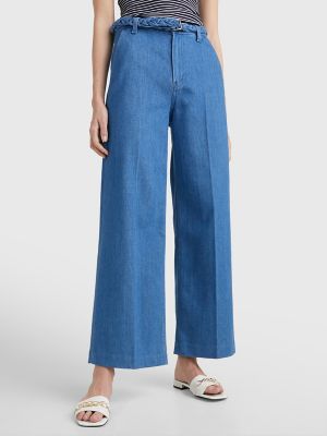 Tommy hilfiger wide outlet leg jeans