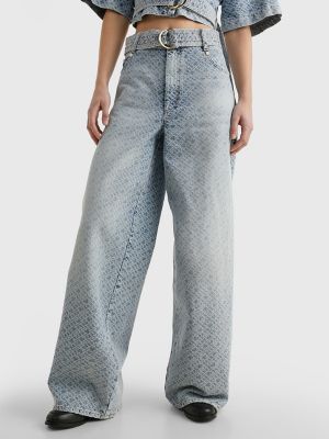 Monogram Wide-Leg Jean