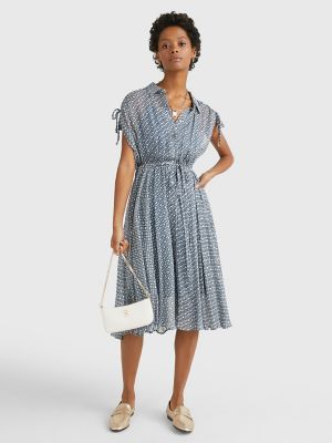 Tommy hilfiger shop chiffon midi dress