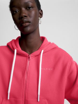 Baby pink discount tommy hilfiger hoodie