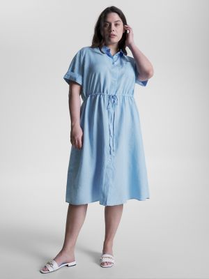 Curve Linen Shirtdress