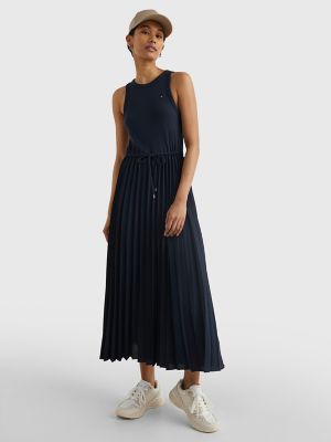 Pleated 2024 tank dress