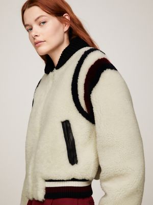 Tommy hilfiger cheap shearling jacket