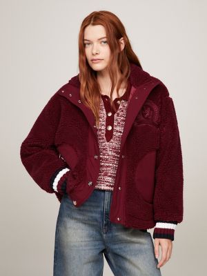 Tommy Hilfiger Reversible Monogram Teddy Coat