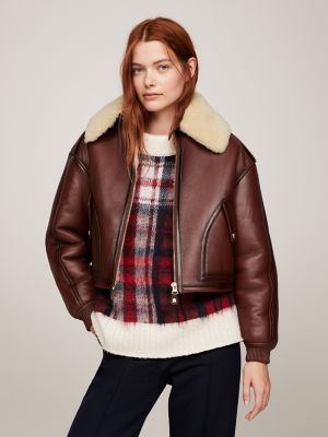 Tommy hilfiger store sheepskin jacket