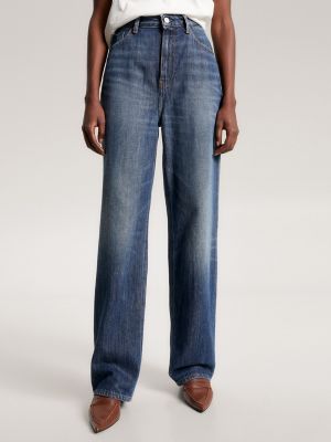 High-Waist Relaxed Straight Fit Jean | Tommy Hilfiger USA