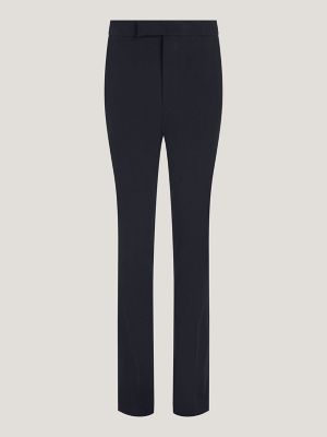 Slim Fit Solid Gabardine Pant