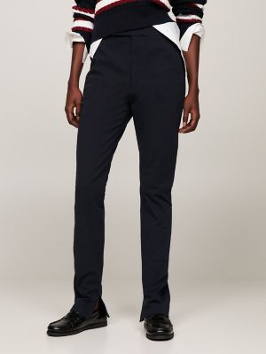 Slim Fit Solid Gabardine Pant | Tommy Hilfiger USA