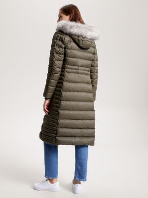 Coat Hilfiger Down Hooded USA Maxi Tommy |