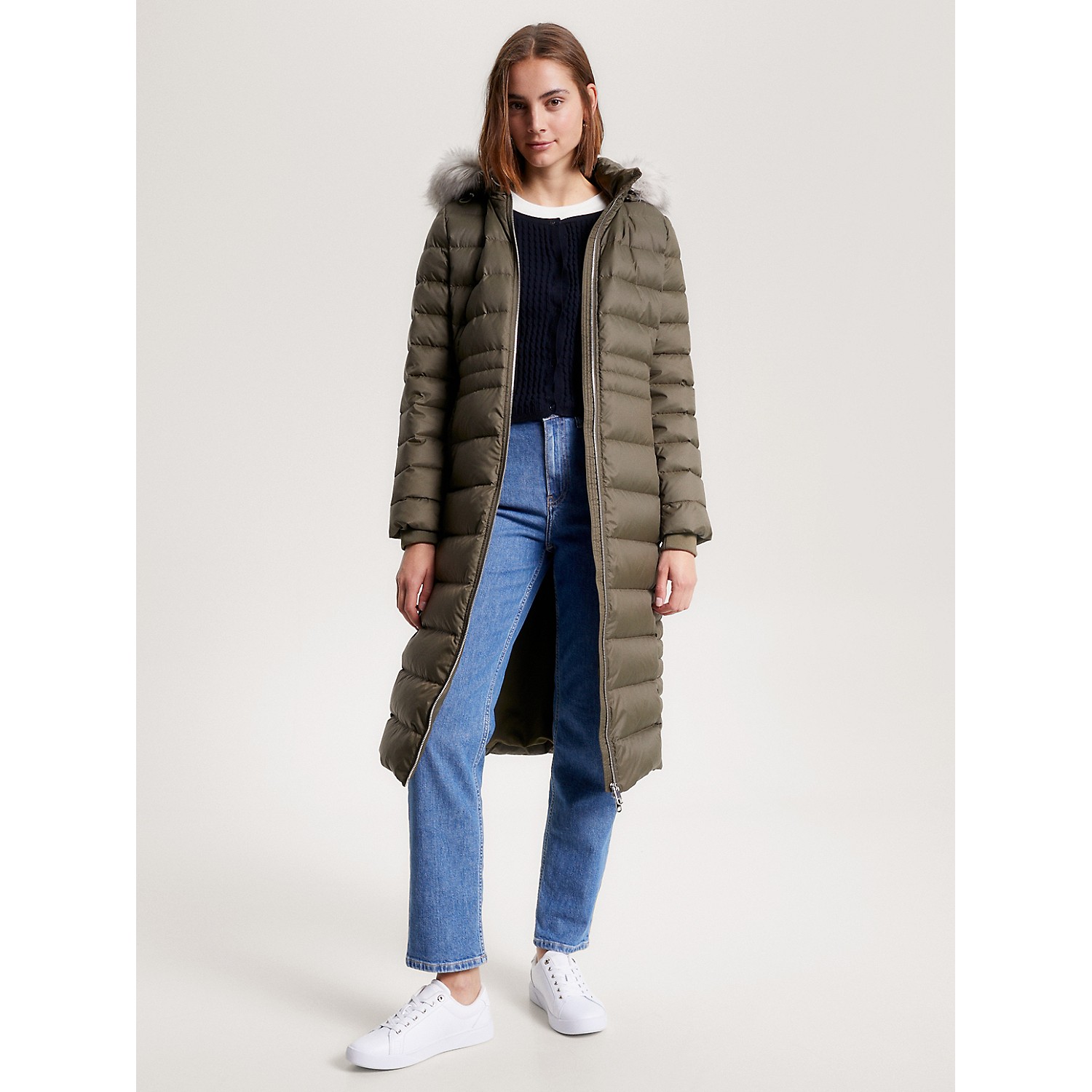 TOMMY HILFIGER Hooded Down Maxi Coat
