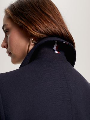 TOMMY CLASSIC PEACOAT - NAVY