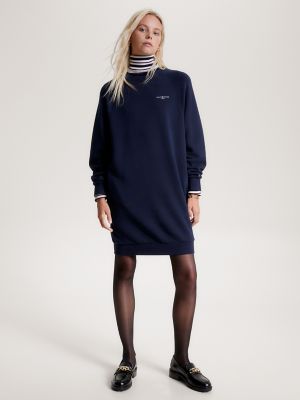 Tommy hilfiger shop logo sweatshirt dress