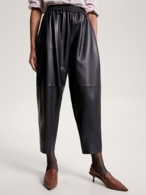 Tommy hilfiger store leather pants