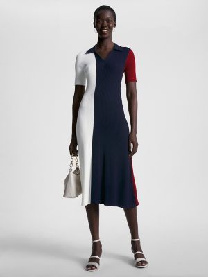 Color-Block Logo Dress (7-14)