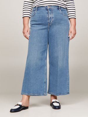 Wide-Leg Cropped Jean