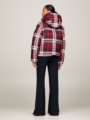 Tommy hilfiger tartan clearance coat