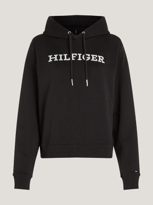 Hilfiger USA Embroidered Hoodie Monotype Logo Tommy |