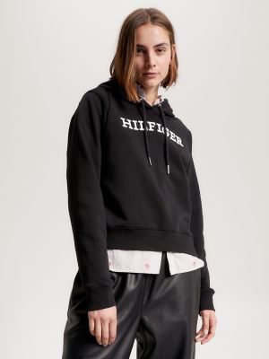 Embroidered Monotype Logo Hoodie | Tommy Hilfiger USA