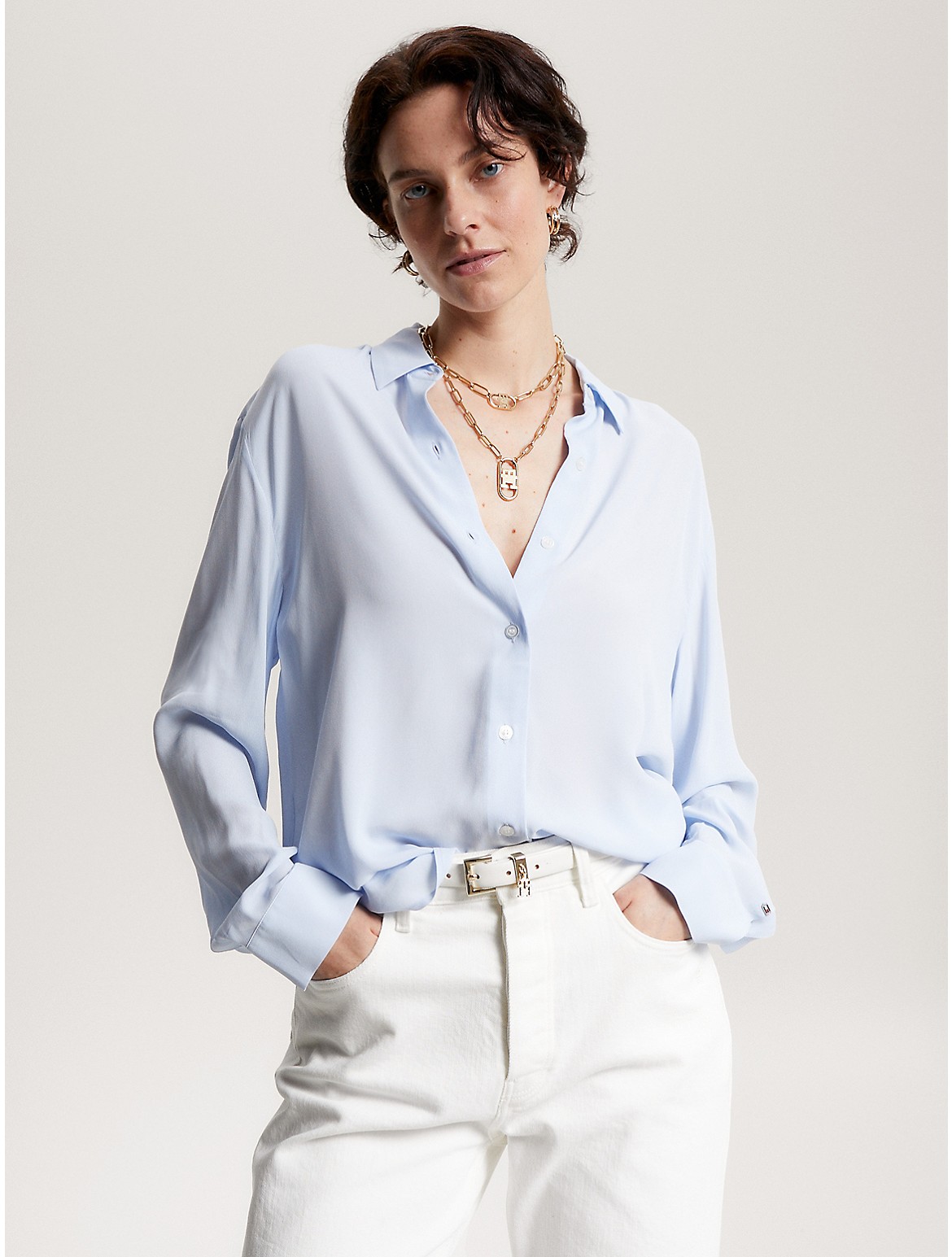 TOMMY HILFIGER Shirts for Women | ModeSens