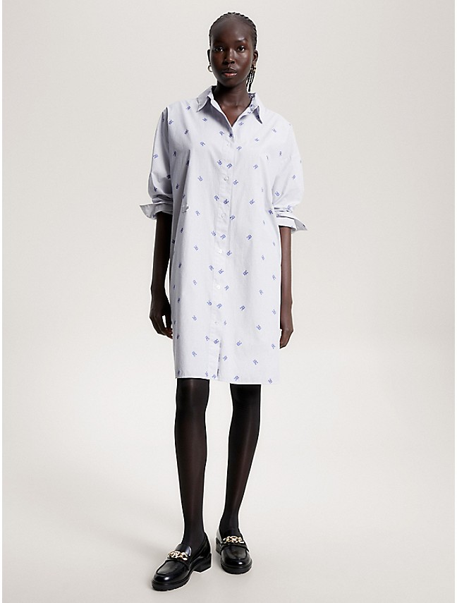 Buy Tommy Hilfiger Re Monogram Midi Shirt Dress from Next USA
