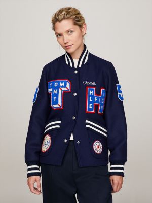 Tommy hilfiger piped wool military outlet coat