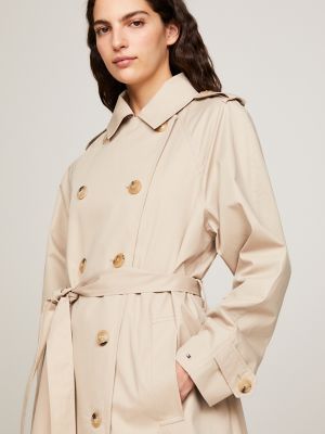 Cotton Trench Tommy Hilfiger Coat USA 