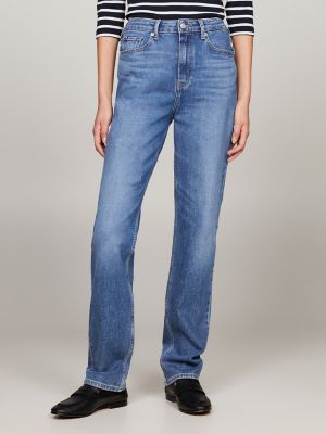 Classic Mid Rise Straight Fit Jean, Mel