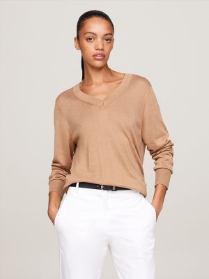 Tommy hilfiger khaki outlet jumper