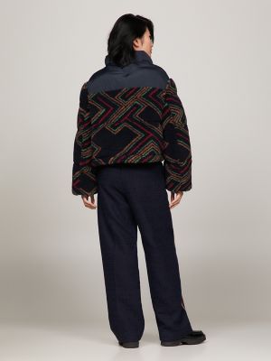 Tommy x Pendleton TH Logo Puffer Jacket, Navy