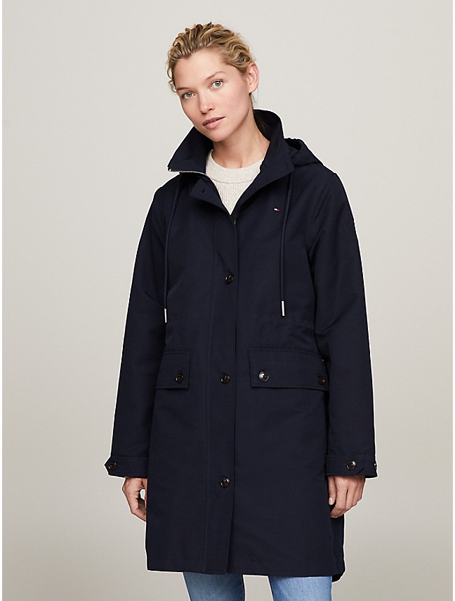 Tommy Hilfiger Relaxed Wool Blend Peacoat - 299.94 €. Buy Winter Coats from  Tommy Hilfiger online at . Fast delivery and easy returns