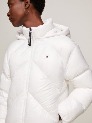 Tommy jeans hooded outlet down overhead puffer jacket