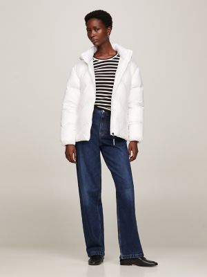 White puffer 2024 jacket h&m