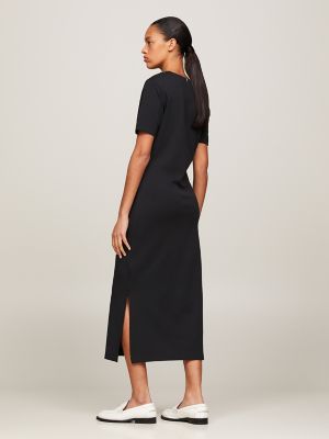 bassike t shirt dress Longerline T-Shirt Dress  BASSIKE