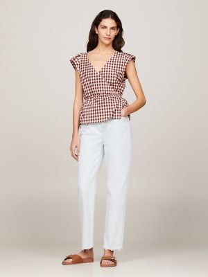 Classic High-Rise Straight Fit Jean, Light Wash