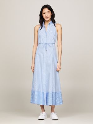 Sleeveless Ithaca Stripe Midi Shirtdress | Tommy Hilfiger USA