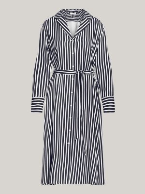 Stripe Midi Shirtdress | Tommy Hilfiger USA