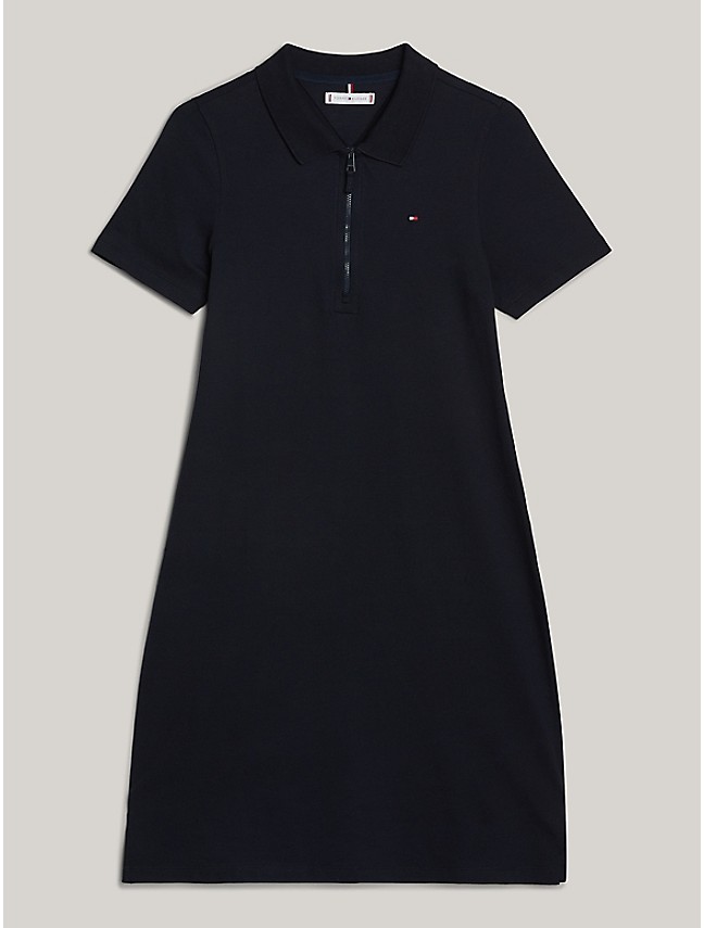 Logo Zip Polo Dress | Tommy Hilfiger Logo Zip Polo Dress | Tommy Hilfiger