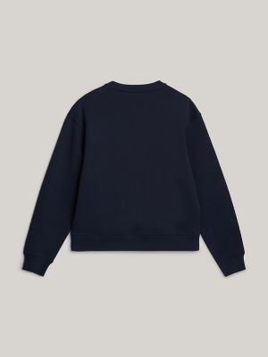 Logo sweatshirt tommy hilfiger hot sale