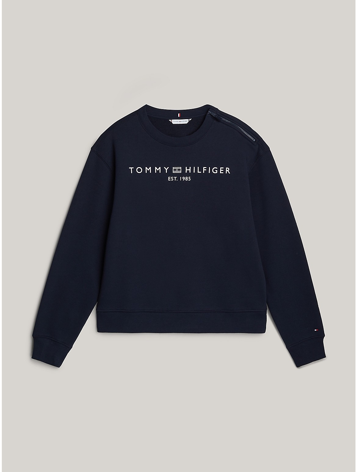 Tommy Hilfiger Women's Hilfiger Logo Sweatshirt - Blue - L