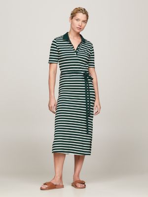 Tommy Hilfiger Crv Seal Aop F&f Knee Dress - Midi dresses 