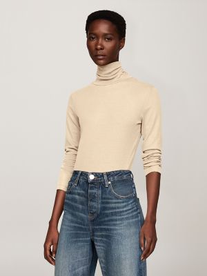 Slim Fit Turtleneck T Shirt Tommy Hilfiger