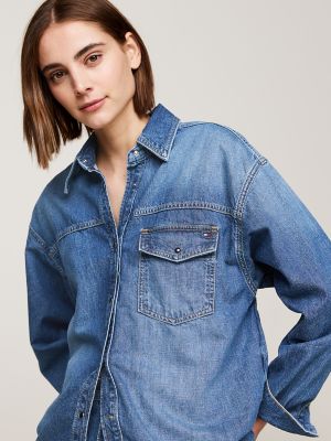 Relaxed Fit Denim Shirt | Tommy Hilfiger