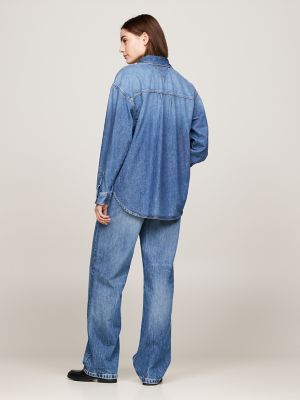 Relaxed Fit Denim Shirt | Tommy Hilfiger USA