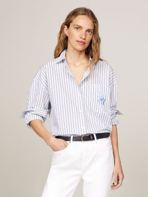 Oversized Fit Stripe Shirt Tommy Hilfiger USA