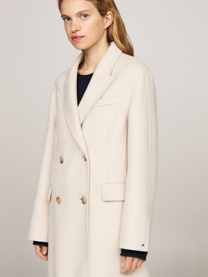 Double-Breasted Wool-Blend Coat | Tommy Hilfiger