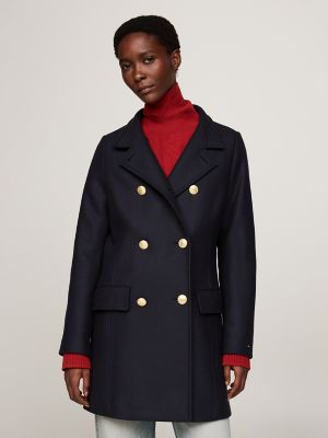 Navy tommy hilfiger coat hotsell