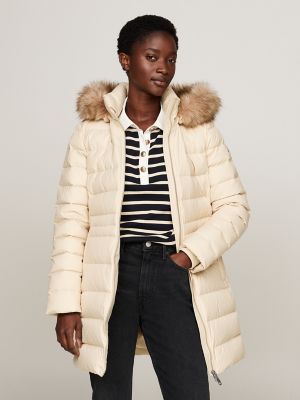 Cream parka womens on sale